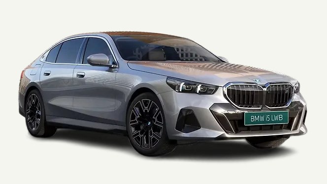 BMW i5 LWB Right Front Three Quarter