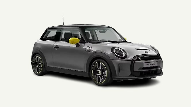 Mini Cooper SE Right Front Three Quarter