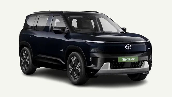 Tata Sierra EV Right Front Three Quarter