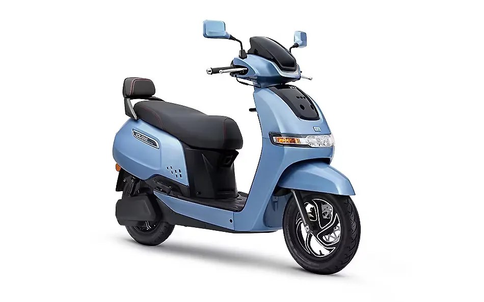TVS iQube Right Front Three Quarter